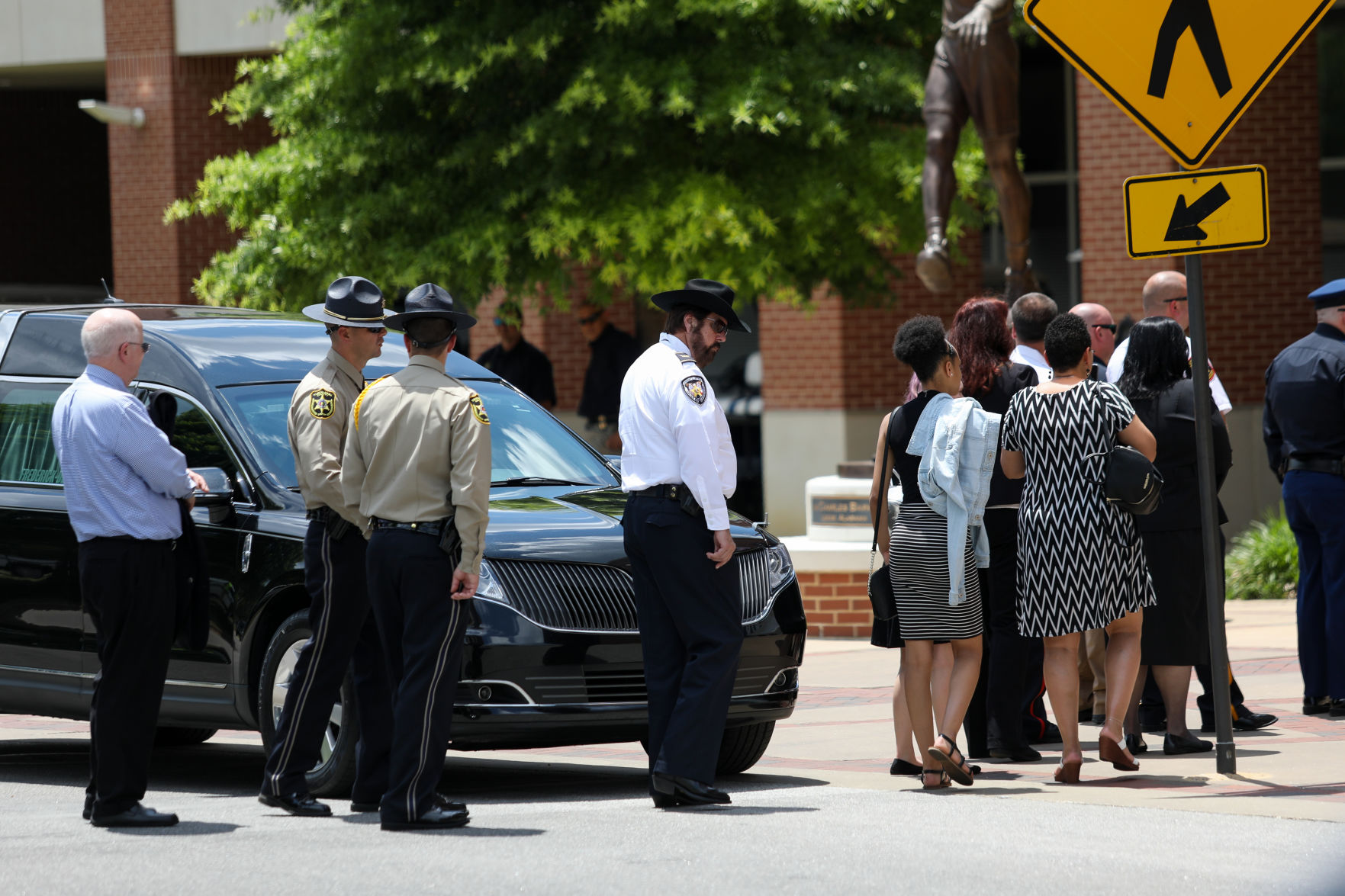 Funeral service for officer William Buechner
